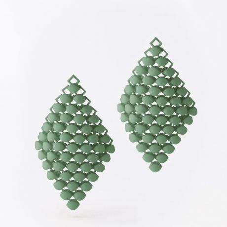 Fabnora oorhangers Sage Green