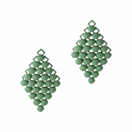  Fabnora oorhangers Sage Green