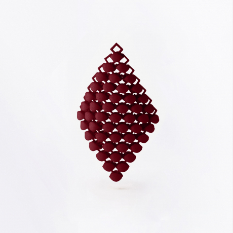 Fabnora oorhangers Bordeaux Red