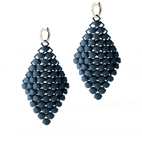 Fabnora oorhangers Midnight Blue