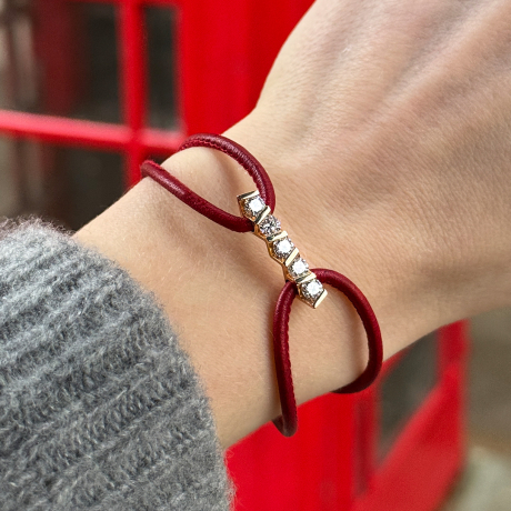 Niessing Vivida armband met leer