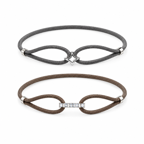 Niessing Vivida armband met leer