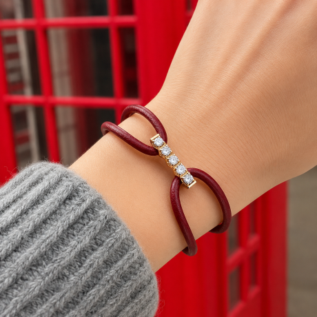 Niessing Vivida armband met leer