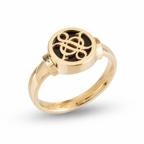  Jubileumring met onyx