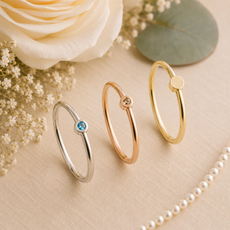 Solitair ring strak