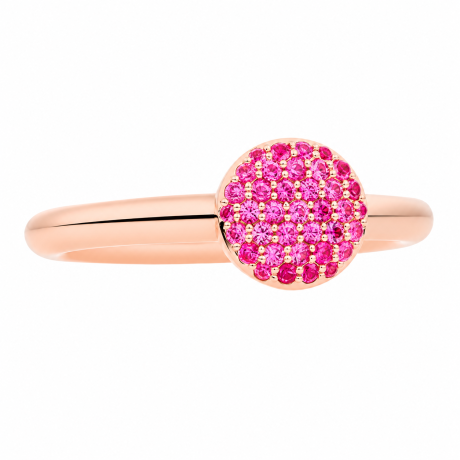 Bron ring Stardust met saffier