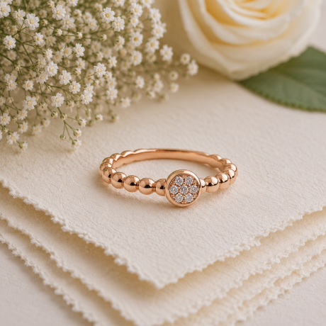 Bron ring Joy met pavé zetwerk