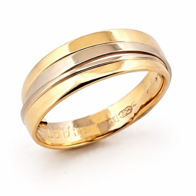 gemaakt van bestaande ring een bicolor wikkelring