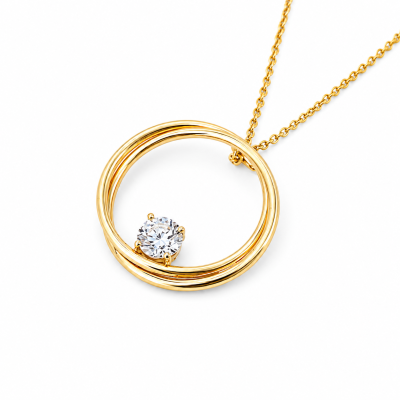 Hanger met diamant Zuurdeeg en Ockels
